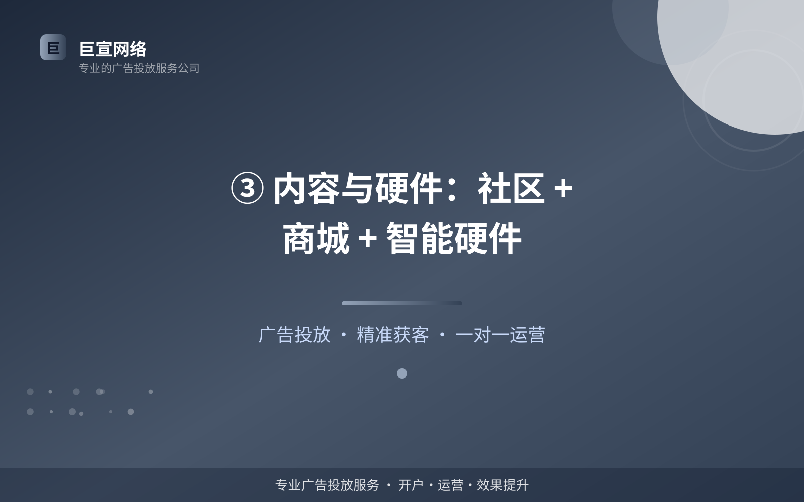 ③ 内容与硬件:社区 + 商城 + 智能硬件(效果数据维度) ③ 内容与硬件:社区 + 商城 + 智能硬件(效果数据维度)